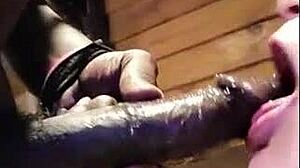 shy white slut wife rides and sucks big black cock bareback