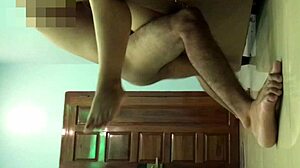 best friend's wife gets wild doggy pounding on the floor with me