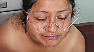 BBW Swallows Massive Cum Load