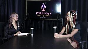 Naomi Campos In Sheer Red Lingerie