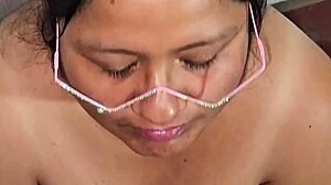 BBW Swallows Massive Cum Load