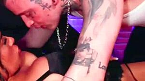 Big cock tattooed guy fucks me hardcore in stockings and high heels