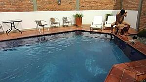 On vacation, am I doing naughty things with my step-nephew at the pool?