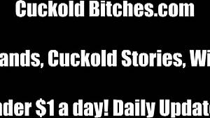 Watch this pathetic 18+ cuckold get dominated and fucked hard