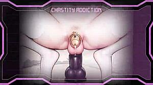 Sis-261 Chastity Cage Submissive Ladyboy