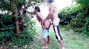 Whore gives blowjob and anal in motel to big cock.