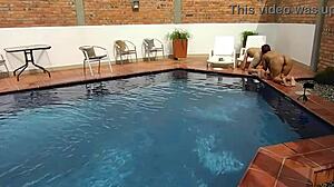 On vacation, am I doing naughty things with my step-nephew at the pool?