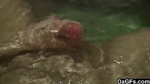Dagfs Masturbation And Cock-Sucking In Hot Bathtub