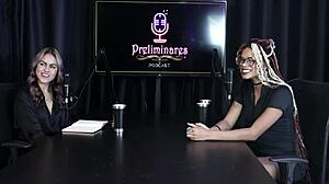 Naomi Campos In Sheer Red Lingerie