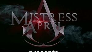 Dominatrix mistress april - ebony female slave rose part 4