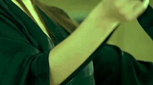 Wow! Petite Russian Babe Strips to Show Big Tits and Bubble Butt!