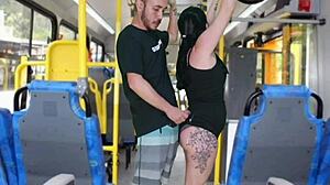 hey, ever seen an old creep grind and finish on a curvy teen in a bus? what would you do if you caught this nasty act?