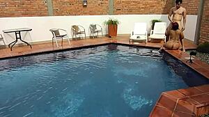 On vacation, am I doing naughty things with my step-nephew at the pool?