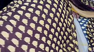 Desi Bhabhi in Saree Engages in Hot Dirty Shaved Sex with Hindi Audio