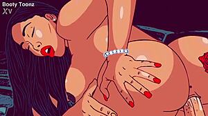 Ebony Moriah Bounces Big Butt