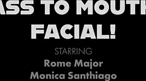 Busty Milf Monica Santhiago Takes Rome Major's Monster Cock Anal