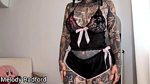 Sexy Sleepwear Try On Haul Featuring Big Tits and Beautiful Blue Eyes