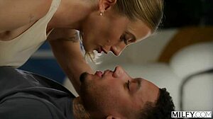 hey fit yoga milf barbie, ride that college stud’s cock!