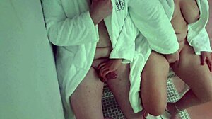 cheating wife fucks stranger in public sauna