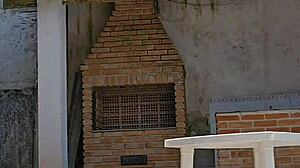 Married woman wears tight body on big ass at pool, husband watches silently as she flashes exhibitionistically