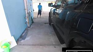 Miami Public Car Wash & Blowjobs With Nina Colada