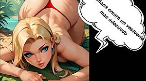 Animated comic of a girl lost in the jungle