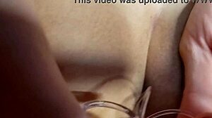 Karina and Lucas enjoy anal balls toy for hot pleasure.