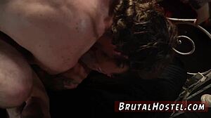 Wow! Coach Binds Excited Young Tourists Felicity Feline and Jade for Domination!