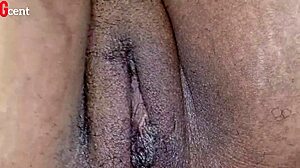 In dorm, european roommate shaves wet pussy, screaming in homemade video.