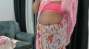 indian bhabhi flaunts hot boobs in steamy close-up video for eager fans