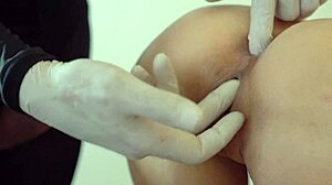 Japanese wife gets fucked doggystyle in close-up