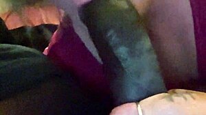 Midget Licks Balls and Gives Sloppy Blowjob to Big Black Cock