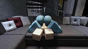 Having Rough Sex With Hot Demon In Cowgirl Position!