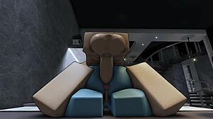 Having Rough Sex With Hot Demon In Cowgirl Position!