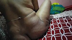 Desi Indian wife flashing huge boobs for ex-bf! 🔥