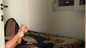 i caught her naked moaning while masturbating her wet tight pussy with a huge monster dildo until orgasm