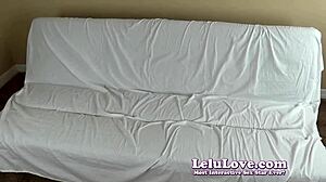 sucking and playing in furry jacket until climax on face.