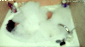 solo bubble bathing boy, what are you doing in the bath?
