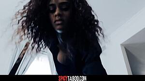 cheating ebony wife fucks a stranger during quarantine 😏