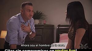 Brunette Stepdaughter Craves Intense Fucking