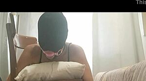 Chairtied Hooded And Ballgagged I Take Big Cock On All My Holes