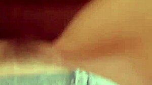 Feeling passion with hairy pussy and cum