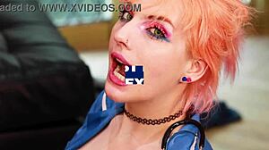 Wow! Ellie & Victoria Milk Cock at Gloryhole, Uniforms Soaked!