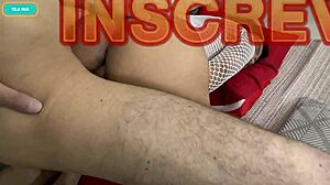 annie clementine shows her tits and ass in uniform