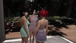 Let's play Caroline's fantasies! Strapon in shaved pussy!