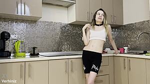 Stepsisters Get Rough Anal in Kitchen