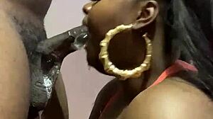 I Gave A Sloppy Blow Job To That Young Ebony Bbw