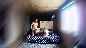 Caught on hidden cam, wife banging friend with wild creampie! 😱