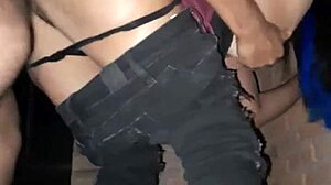 Mexican cuñada pays bet with rough anal after party