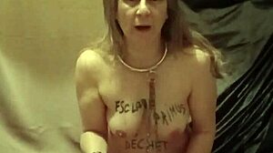 Milf Slave Endures Belt Strikes In Bondage Indoctrination.